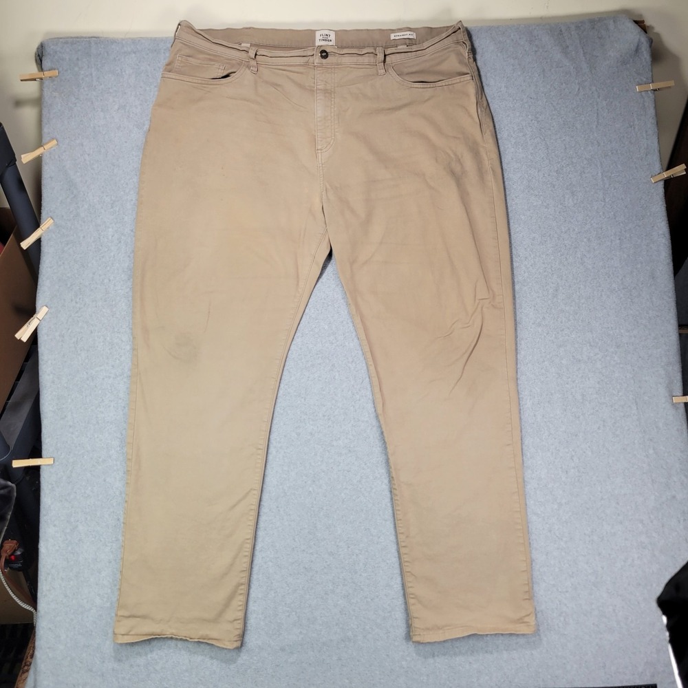Flint Tinder Pants Mens 44x32 Beige 365‎ Straight Pants Huckberry Fits 44x31